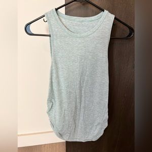 Light teal lululemon tank top size 0